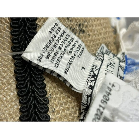 A. Calin by Flying Tomato Women's Feminine Boho Blue White Maxi Dress Sz L NWT - Picture 4 of 6